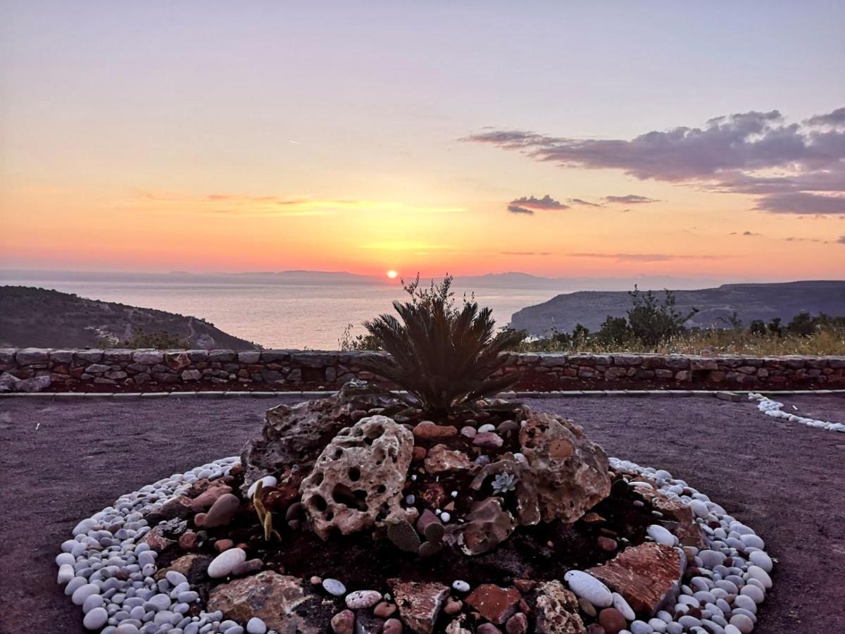 Sunset View Stone House, Areopoli Mani Villa Luaran gambar